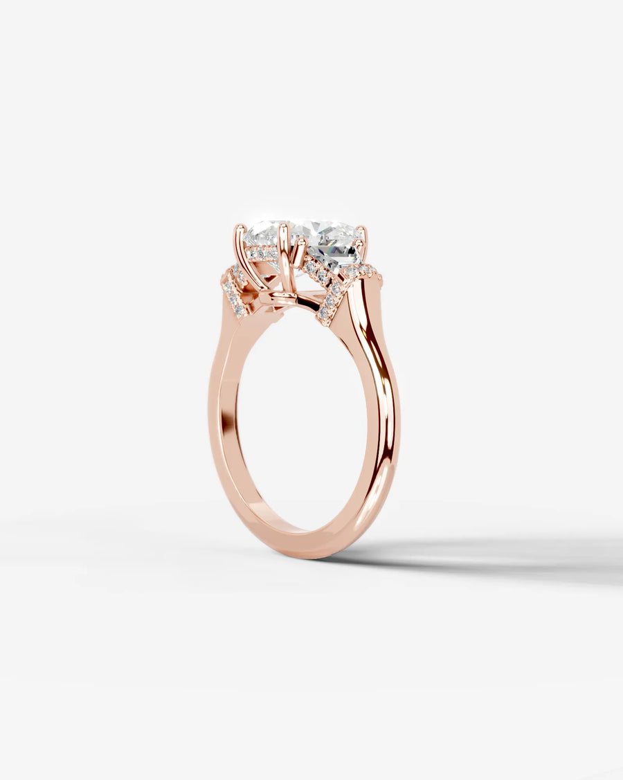 Viola (Pear) 14k Rose Gold 005