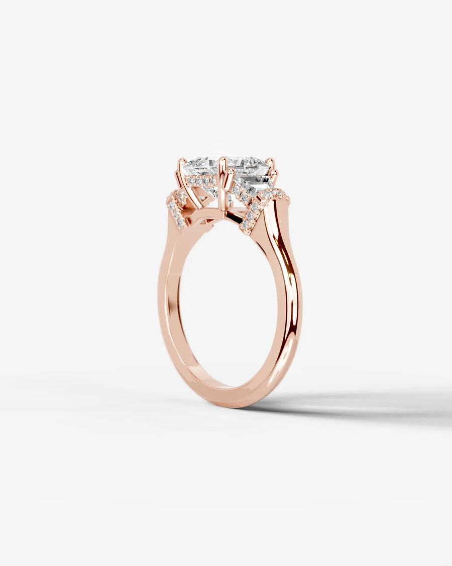 Viola (Princess) 14k Rose Gold 005