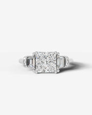 Viola (Princess) 18k White Gold 001