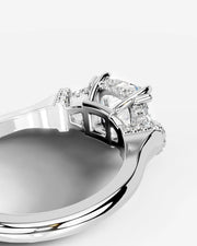 Viola (Princess) 14k White Gold 003