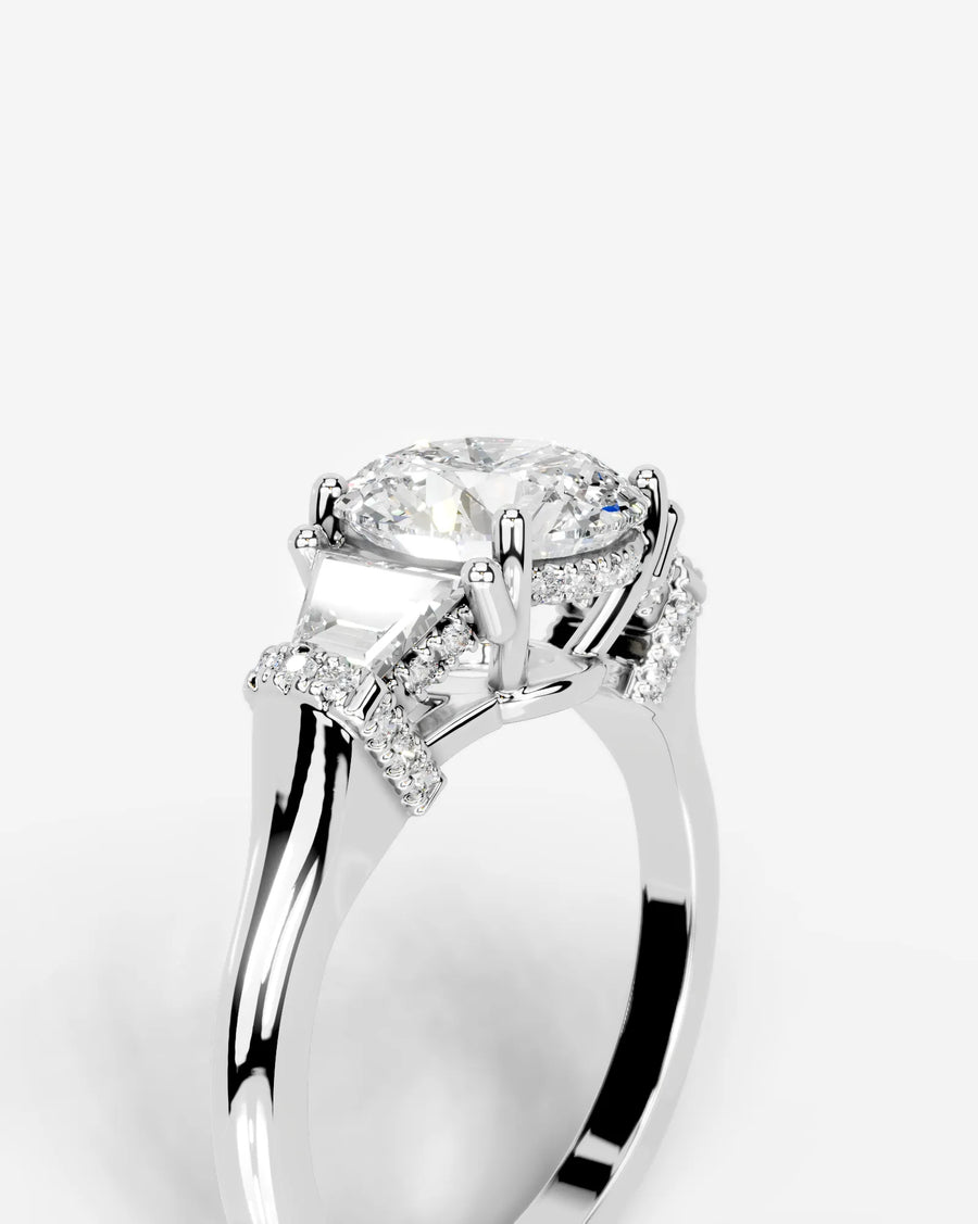 Viola (Round) Platinum 006