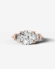 Viola (Round) 14k Rose Gold 001