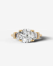 Viola (Round) 18k Yellow Gold 001