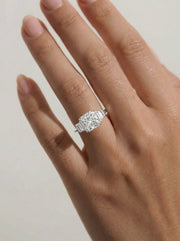 Viola (Radiant) 18k White Gold 002