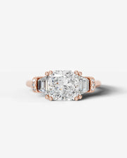 Viola (Cushion) 14k Rose Gold 001