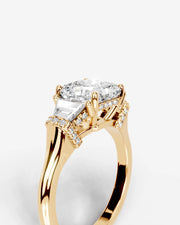 Viola (Radiant) 18k Yellow Gold 006