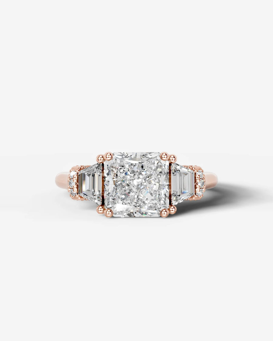 Viola (Radiant) 14k Rose Gold 001