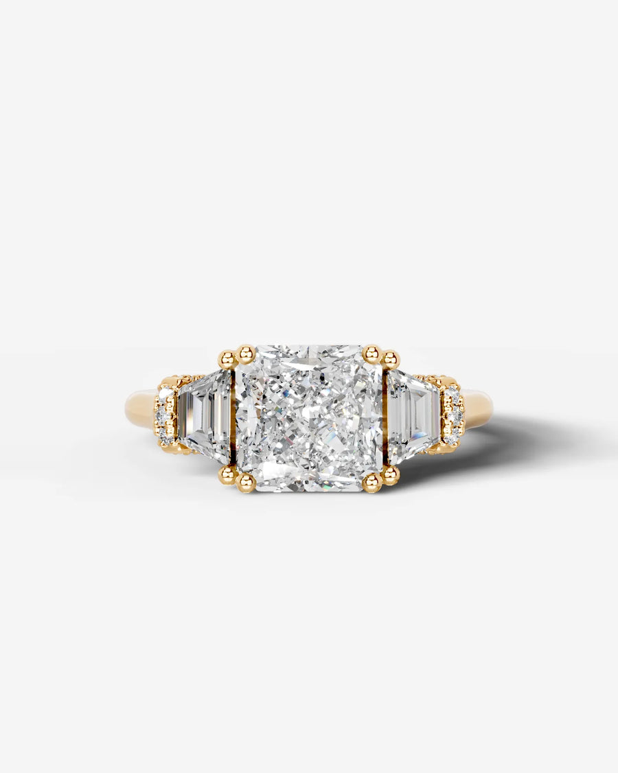 Viola (Radiant) 14k Yellow Gold 001