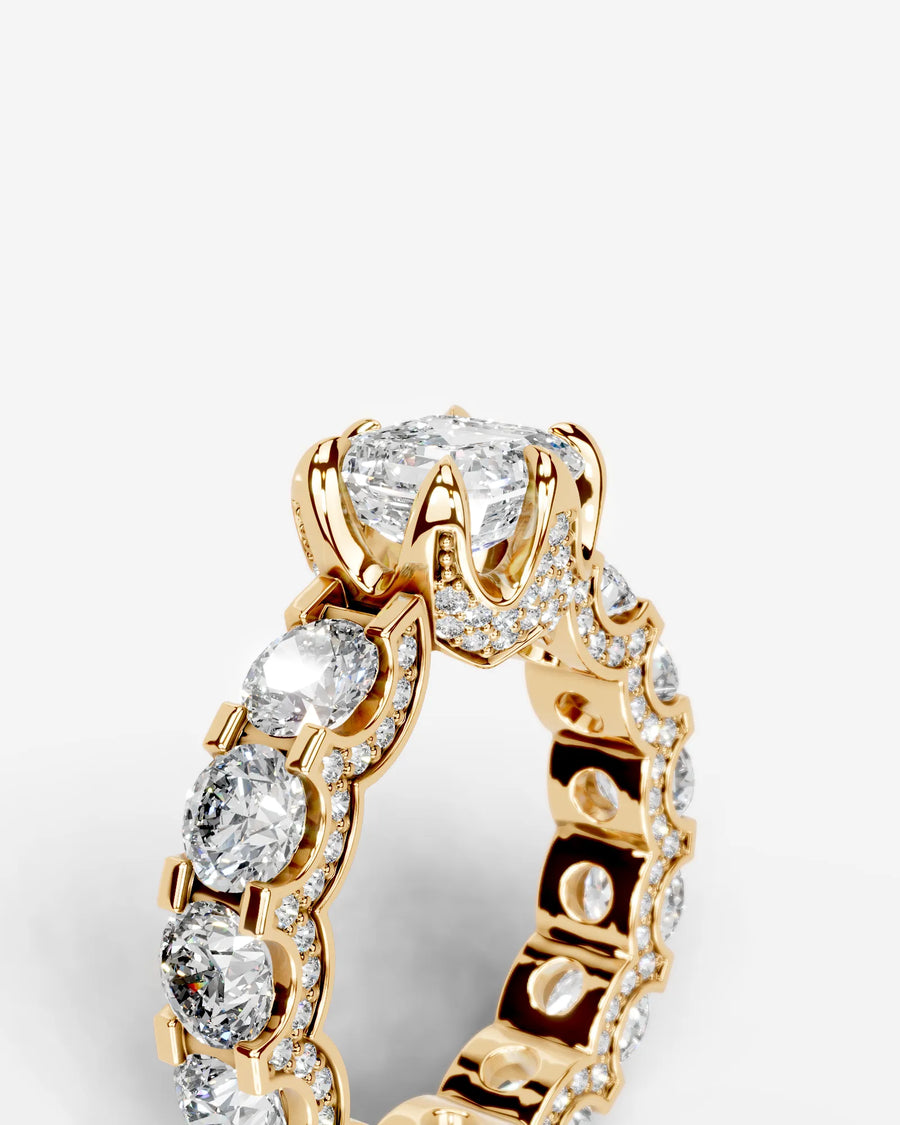 Woong (Asscher) 14k Yellow Gold 005
