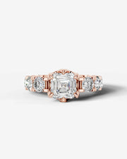 Woong (Asscher) 14k Rose Gold 001