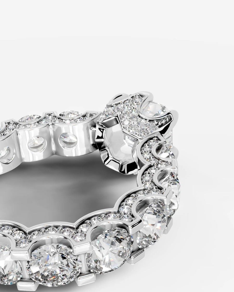 Woong (Asscher) 18k White Gold 002