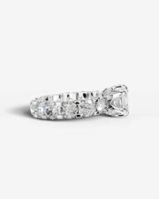 Woong (Asscher) 14k White Gold 003