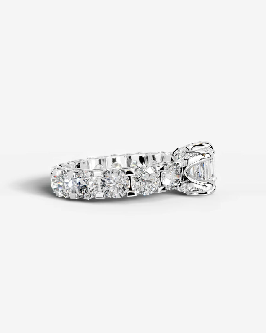 Woong (Asscher) 18k White Gold 003
