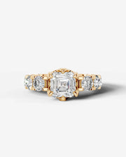Woong (Asscher) 14k Yellow Gold 001