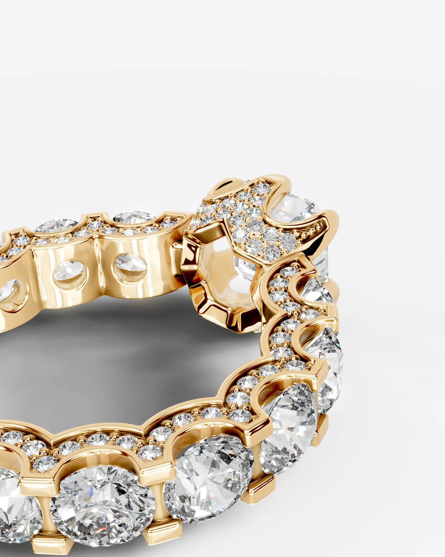 Woong (Asscher) 18k Yellow Gold 002