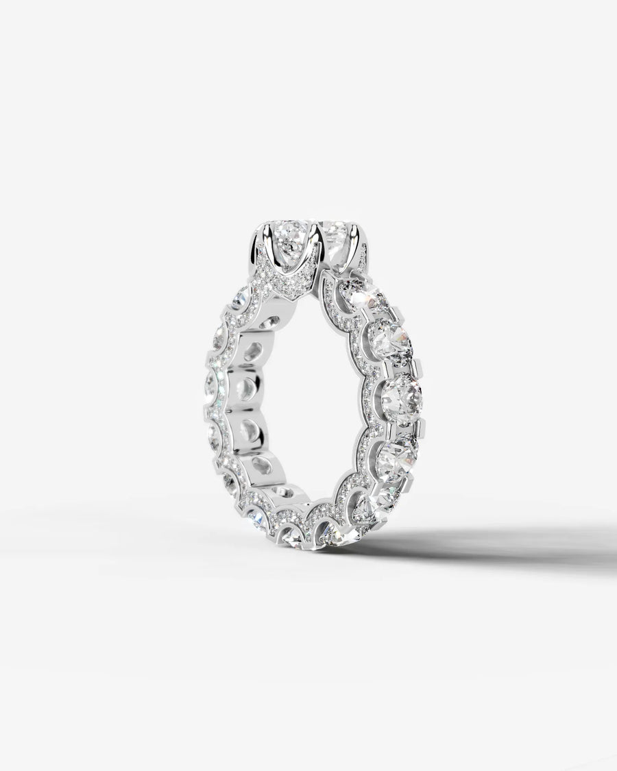 Woong (Elongated Cushion) Platinum 004
