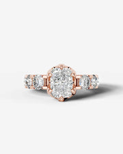 Woong (Elongated Cushion) 14k Rose Gold 001