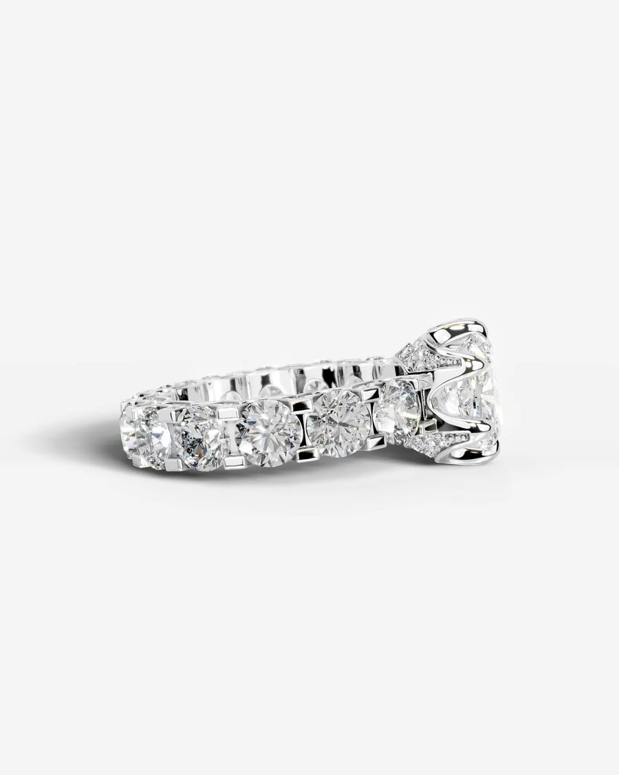 Woong (Elongated Cushion) 14k White Gold 003