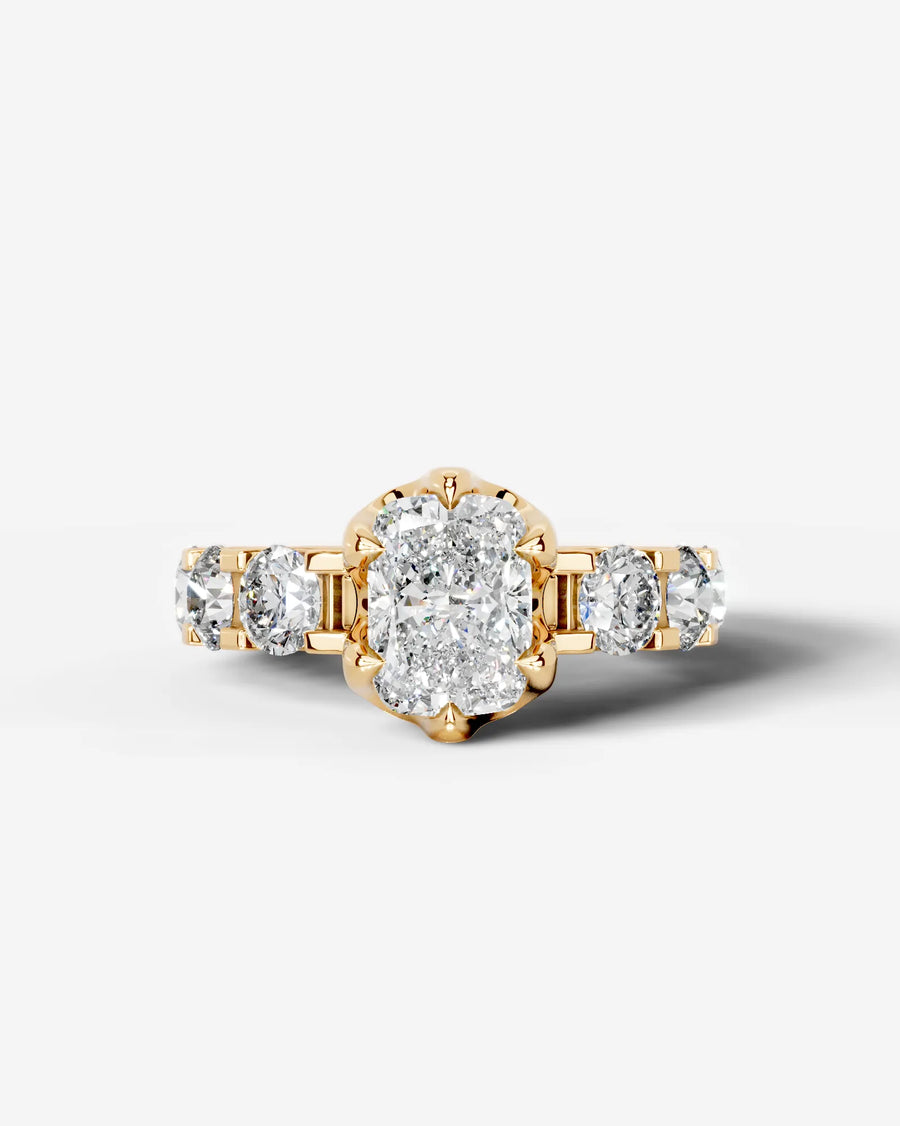 Woong (Elongated Cushion) 18k Yellow Gold 001