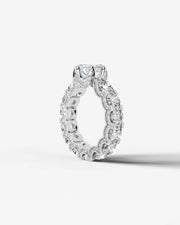 Woong (Elongated Radiant) 14k White Gold 004