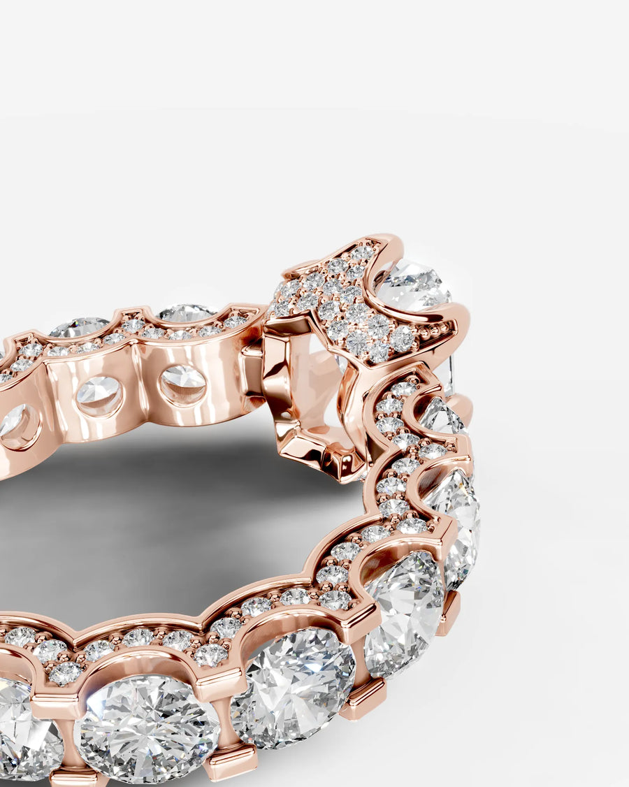 Woong (Elongated Radiant) 14k Rose Gold 002