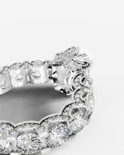 Woong (Elongated Radiant) 14k White Gold 002