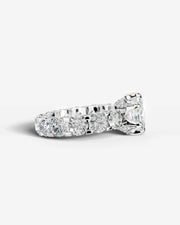 Woong (Elongated Radiant) 14k White Gold 003
