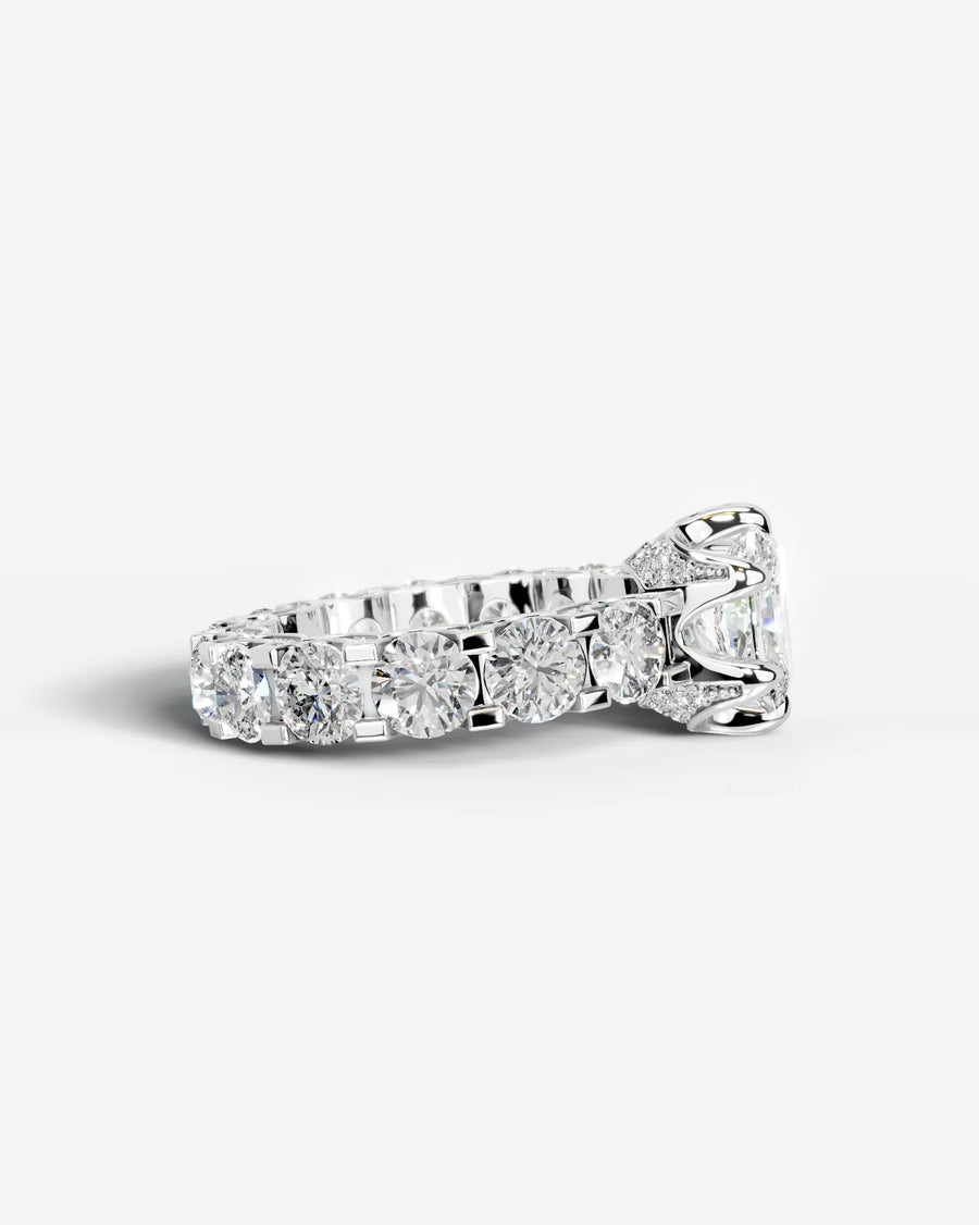 Woong (Elongated Radiant) 18k White Gold 003