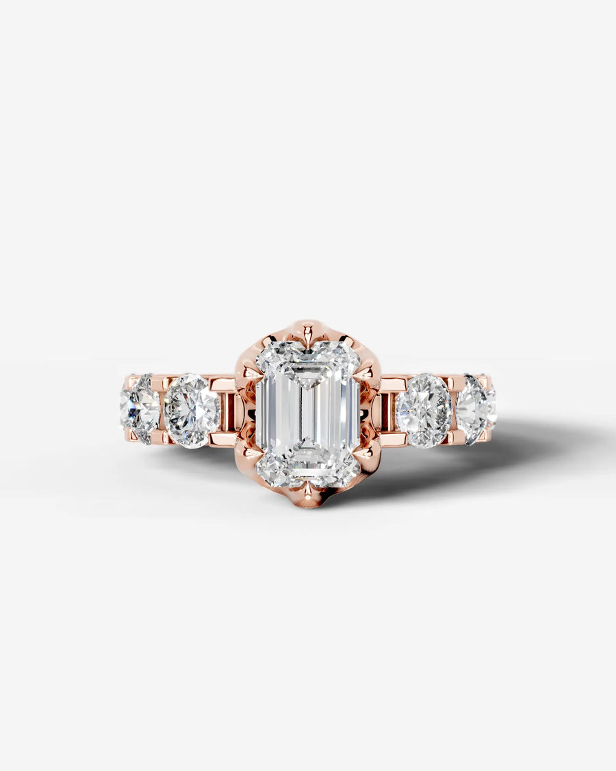Woong (Emerald) 14k Rose Gold 001