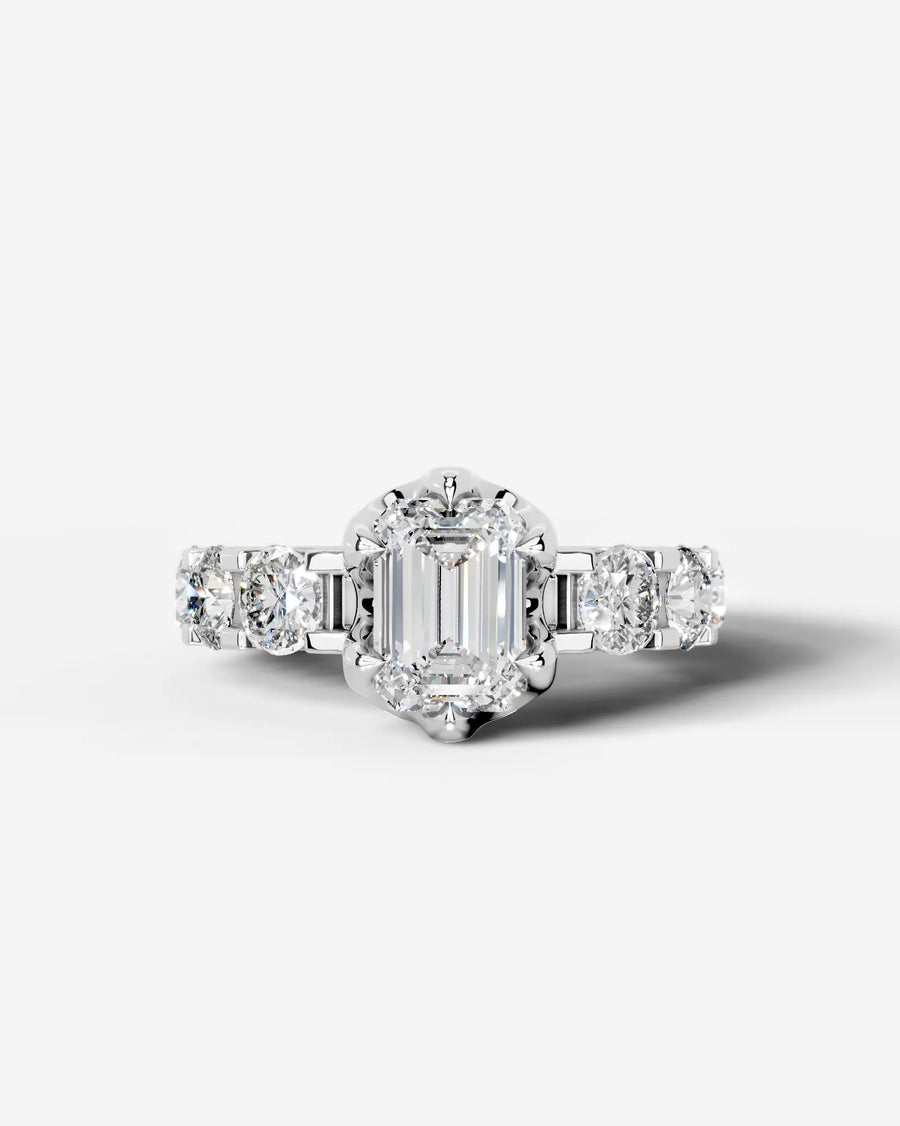 Woong (Emerald) 18k White Gold 001