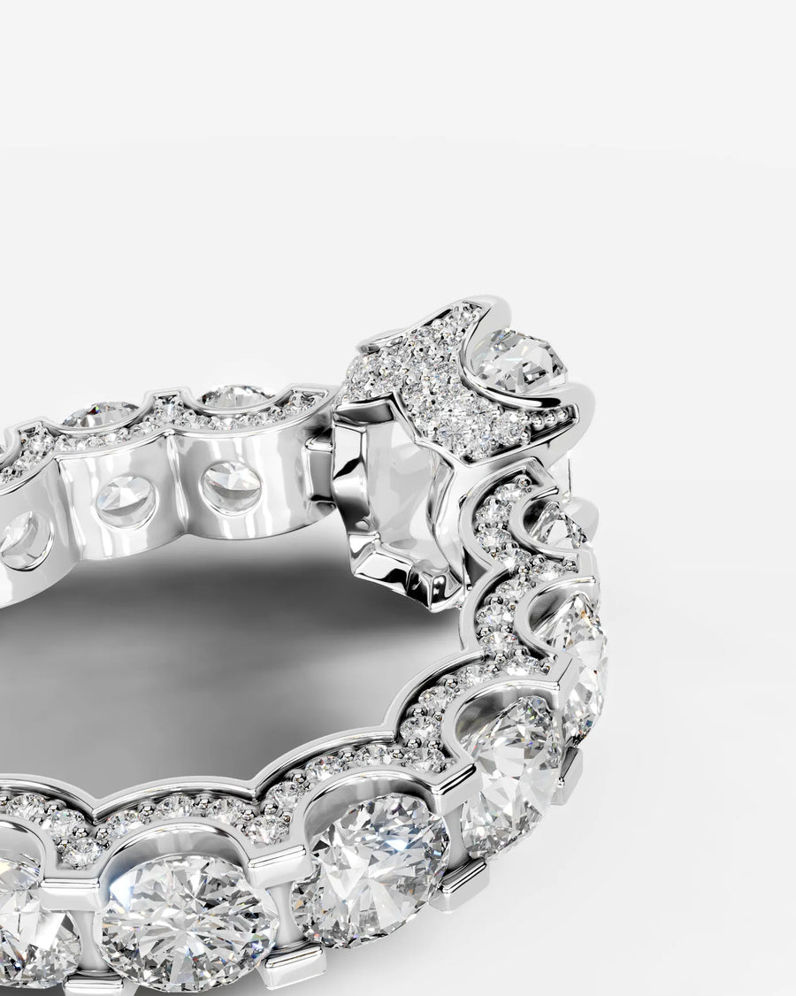 Woong (Emerald) 14k White Gold 002