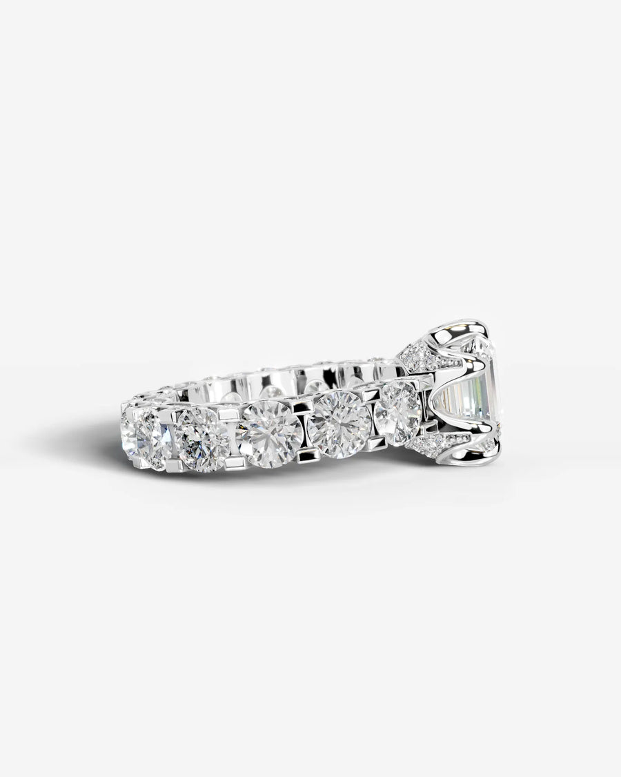 Woong (Emerald) 14k White Gold 003