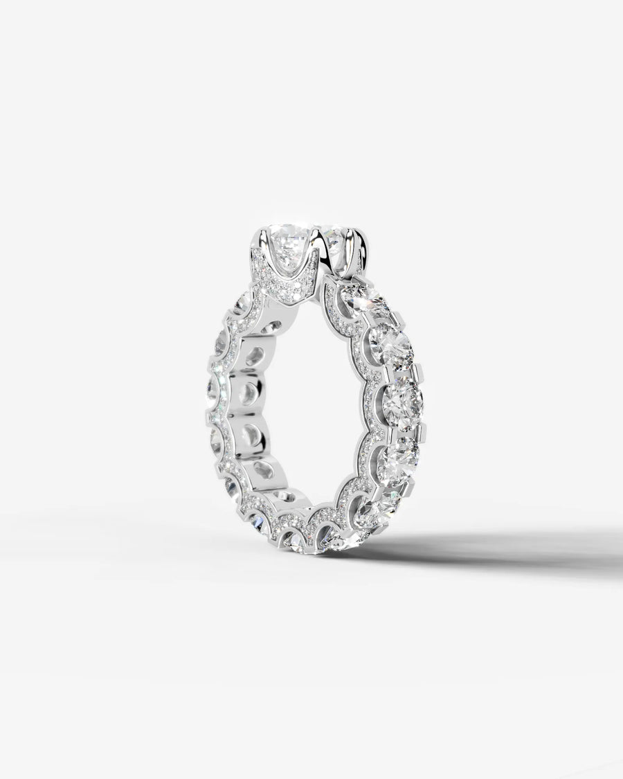 Woong (Pear) 14k White Gold 004