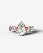 Woong (Pear) 14k Rose Gold 001