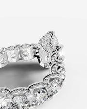 Woong (Pear) 18k White Gold 002