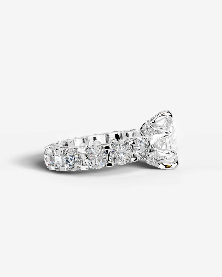 Woong (Pear) 18k White Gold 003