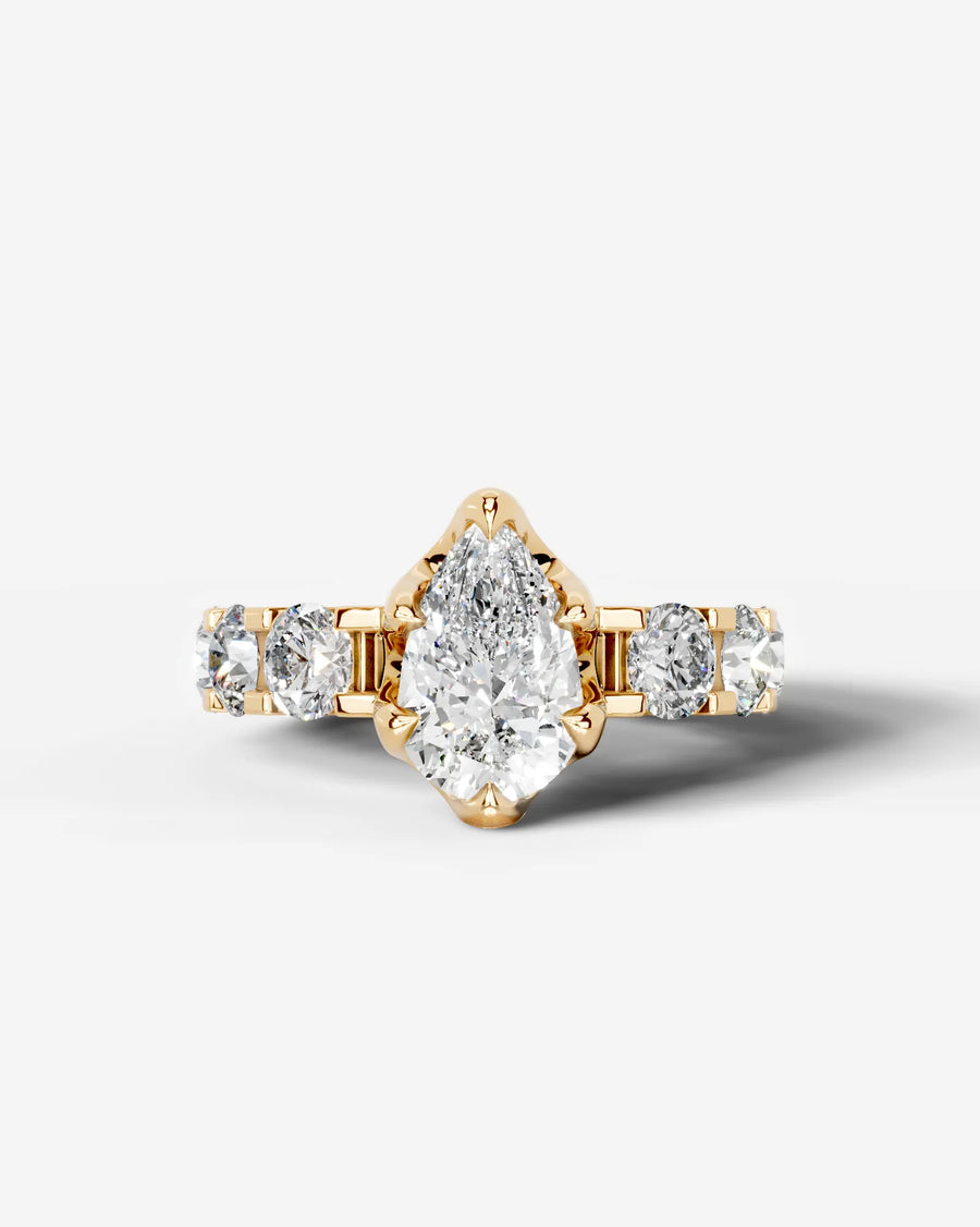 Woong (Pear) 18k Yellow Gold 001