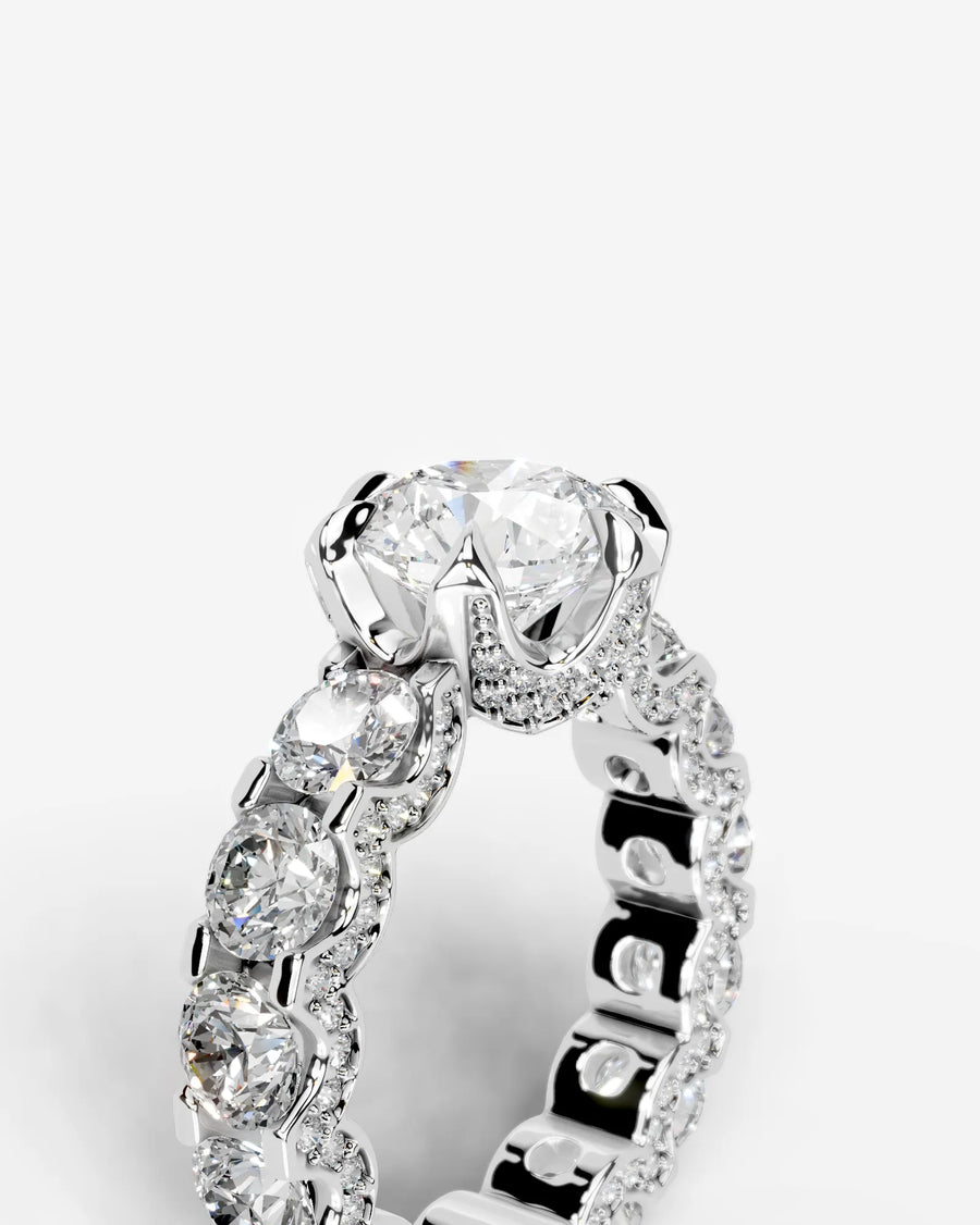 Woong (Round) 14k White Gold 005