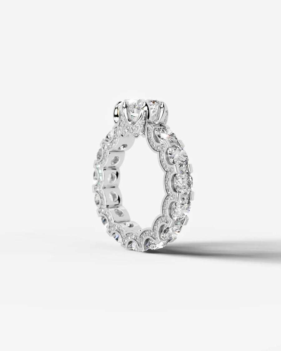 Woong (Cushion) 14k White Gold 004