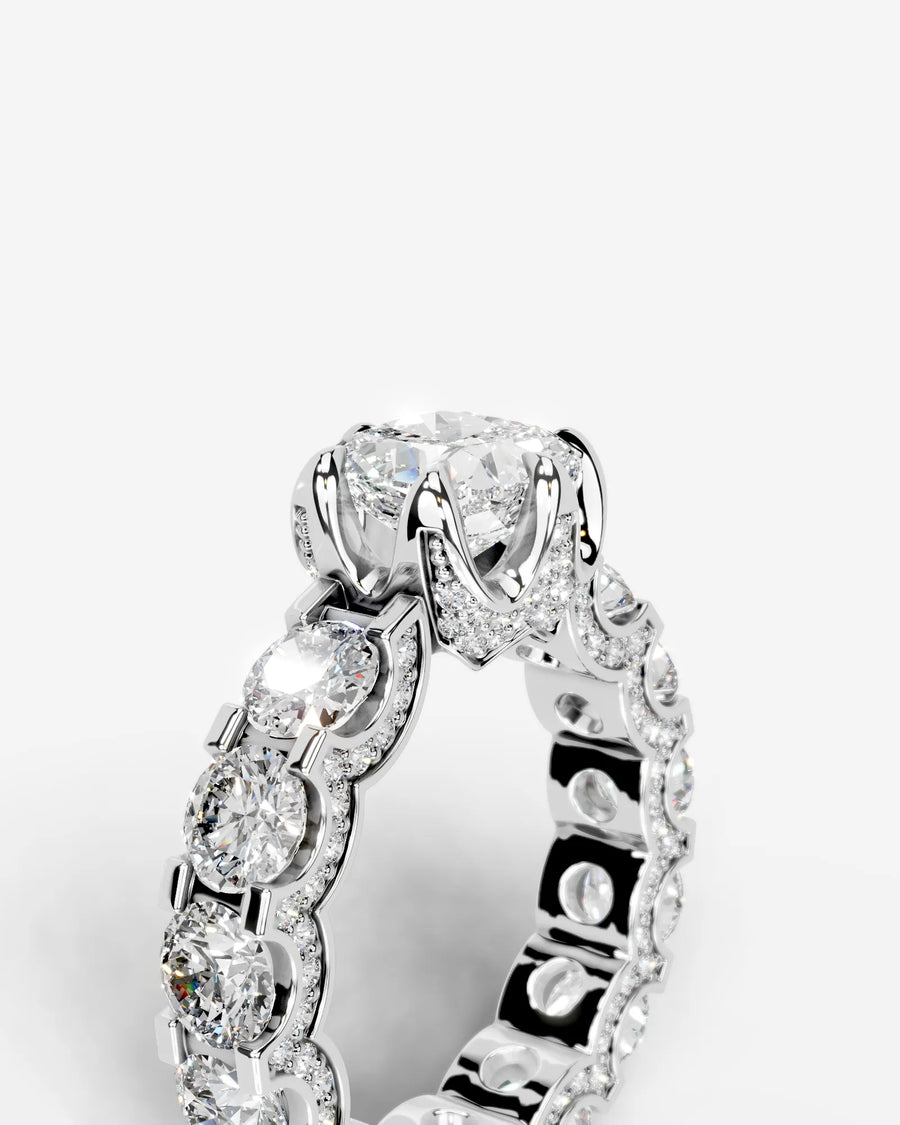 Woong (Cushion) 18k White Gold 005