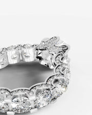 Woong (Cushion) 14k White Gold 002