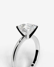 Maria (Asscher) 14k White Gold 005
