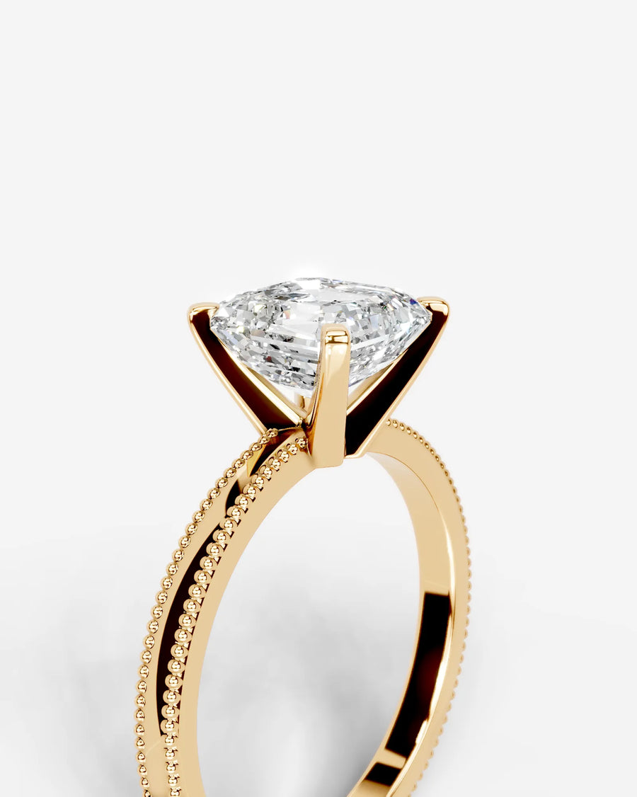 Maria (Asscher) 18k Yellow Gold 005