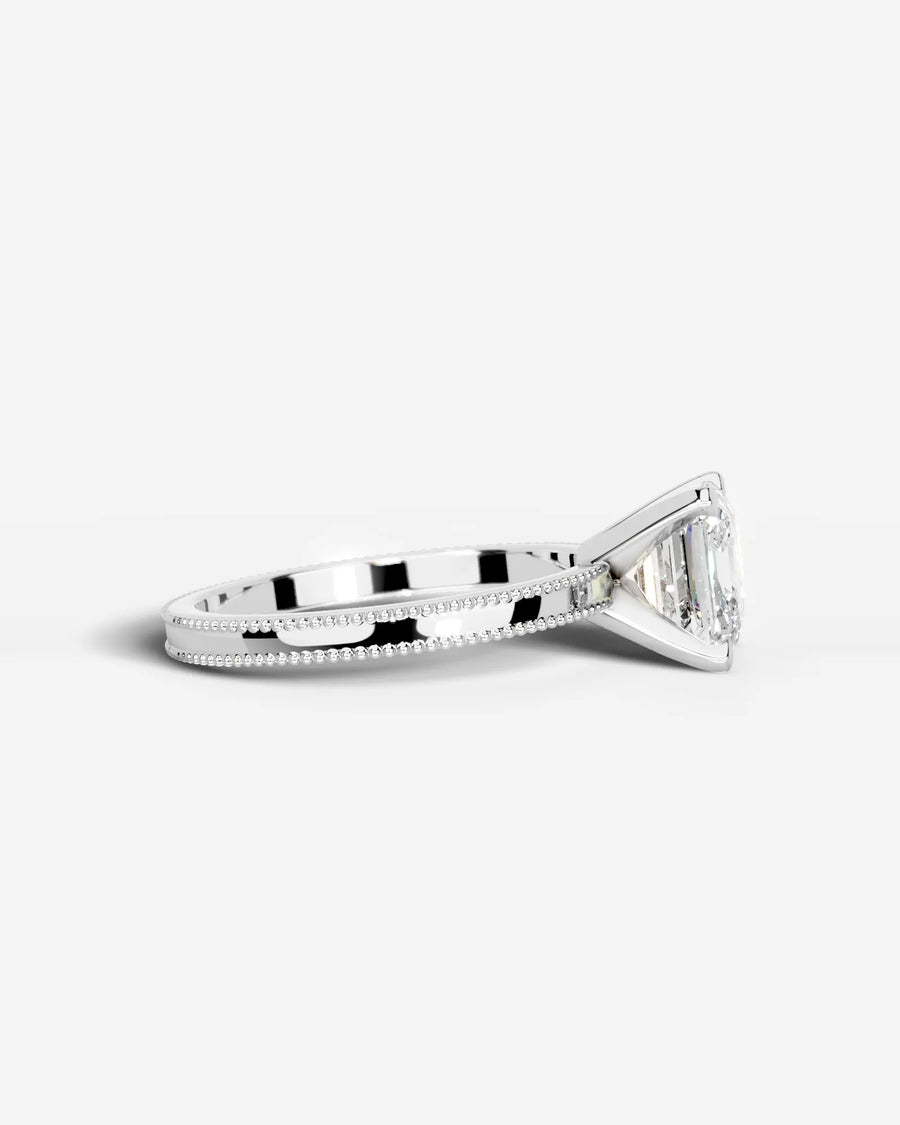 Maria (Asscher) 18k White Gold 003