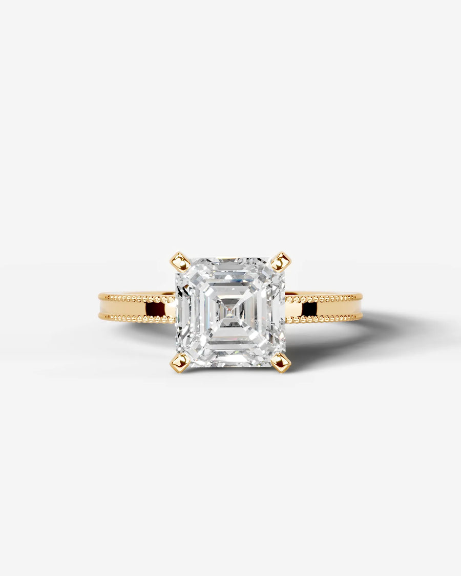 Maria (Asscher) 18k Yellow Gold 001