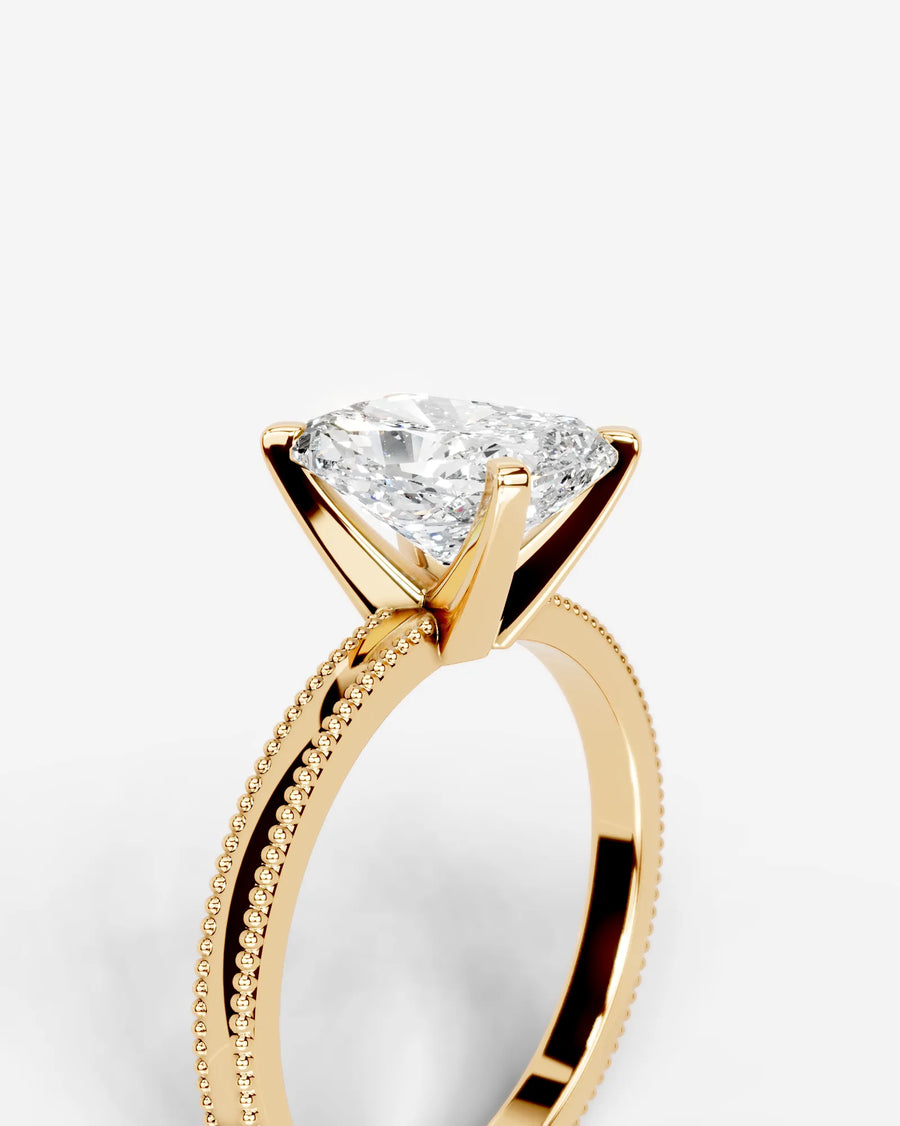 Maria (Elongated Cushion) 14k Yellow Gold 005