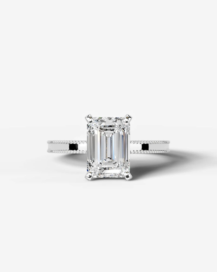 Maria (Emerald) 18k White Gold 001
