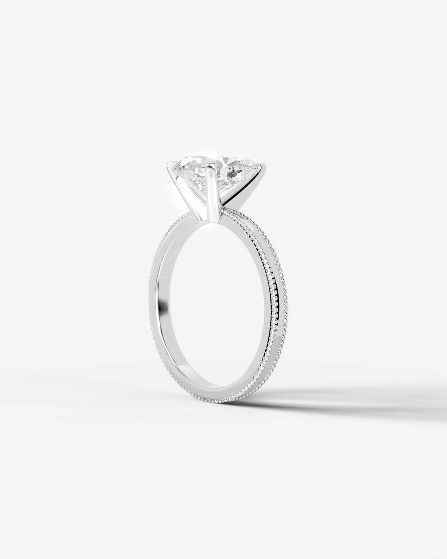 Maria (Pear) 14k White Gold 004