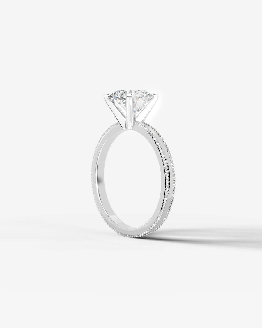 Maria (Round) 14k White Gold 004