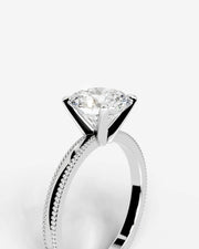 Maria (Round) 14k White Gold 005